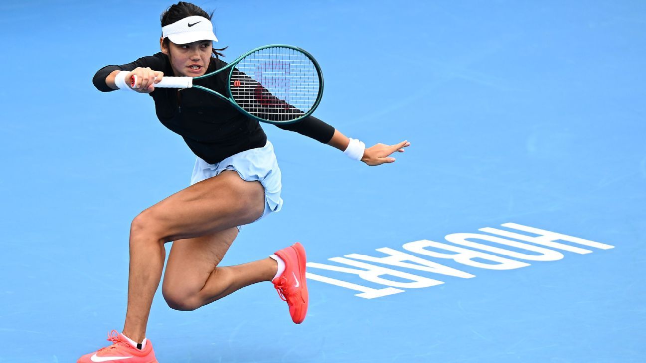 Emma Raducanu Overcomes Delay, Wins Hobart Match